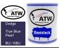 Preview: Dodge, True Blue Pearl, BU / KBU: 1L Lackdose, von ATW Autoteile West.